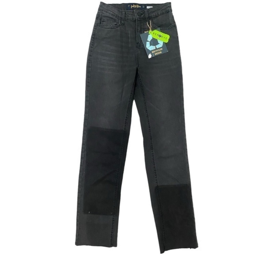 Indigo rein striped straight leg jeans